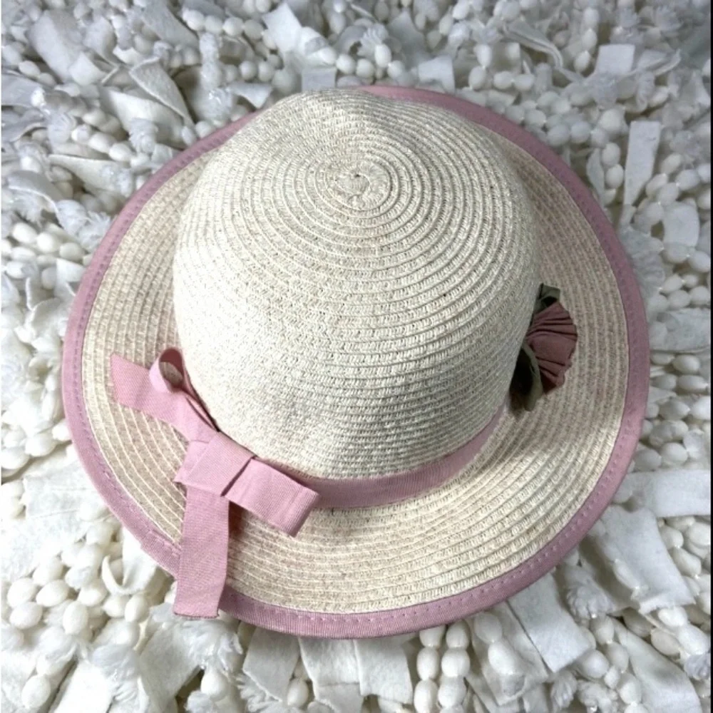 FLORENTINO Handcrafted Vintage Hat Women's Bone Italian Countryside Romantic